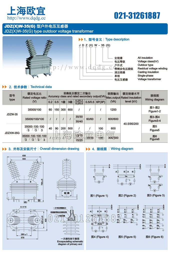 技术参数及结构尺寸图