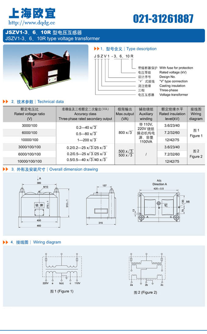 技术参数及结构尺寸图