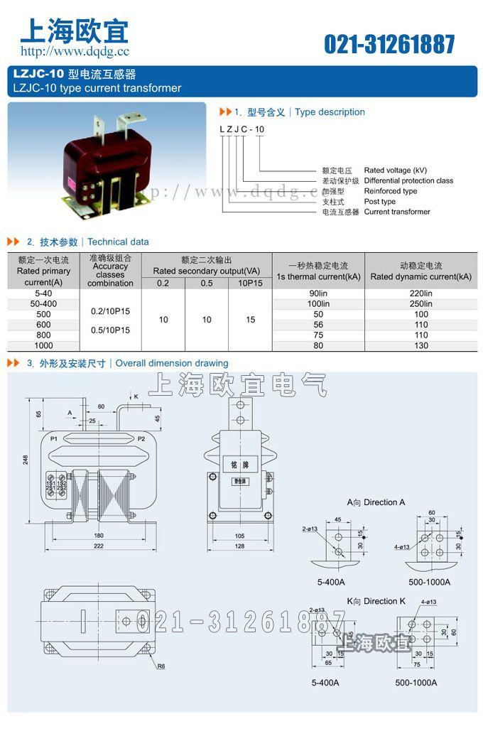 技术参数及结构尺寸图