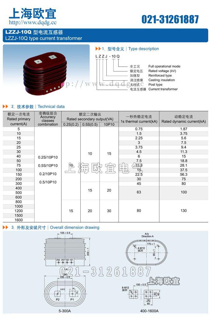 技术参数及结构尺寸图